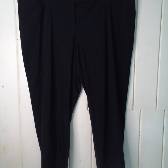 Jaclyn Smith Pants Women 24W Straight Casual Black - Picture 2 of 16